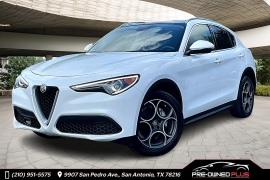 Used 2019 Alfa Romeo Stelvio 4d SUV AWD at Pre-Owned Plus near San Antonio, TX