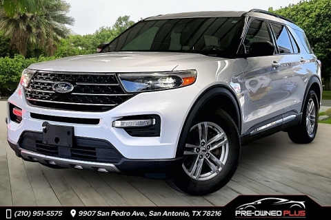 Used 2020 Ford Explorer 4d SUV RWD XLT 2.3L EcoBoost at Pre-Owned Plus near San Antonio, TX