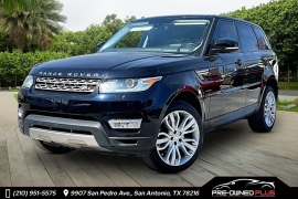  2016 Land Rover Range Rover Sport 4d SUV 3.0L Diesel HSE at Pre-Owned Plus near San Antonio, TX