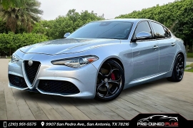  2018 Alfa Romeo Giulia 4d Sedan RWD Ti Sport at Pre-Owned Plus near San Antonio, TX