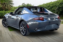 Used 2017  Mazda MX-5 Miata RF 2d Convertible Grand Touring 6spd at Pre-Owned Plus near San Antonio&comma; TX