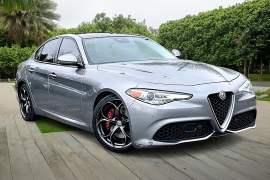 Used 2018  Alfa Romeo Giulia 4d Sedan RWD Ti Sport at Pre-Owned Plus near San Antonio&comma; TX