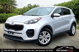  2018 Kia Sportage 4d SUV FWD LX at Pre-Owned Plus near San Antonio&comma; TX