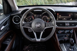Used 2018 Alfa Romeo Stelvio 4d SUV AWD Ti at Pre-Owned Plus near San Antonio, TX