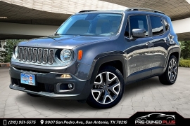 Used 2017 Jeep Renegade 4d SUV FWD Latitude at Pre-Owned Plus near San Antonio, TX