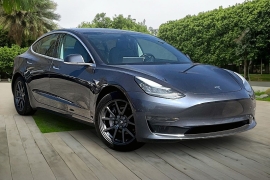 Used 2018  Tesla Model 3 4d Sedan RWD Long Range at Pre-Owned Plus near San Antonio&comma; TX