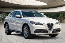 Used 2018 Alfa Romeo Stelvio 4d SUV AWD Ti at Pre-Owned Plus near San Antonio, TX