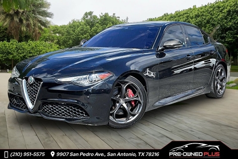 Used 2019 Alfa Romeo Giulia 4d Sedan RWD Ti Sport Carbon at Pre-Owned Plus near San Antonio, TX