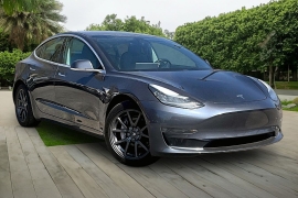 Used 2018  Tesla Model 3 4d Sedan RWD Long Range at Pre-Owned Plus near San Antonio&comma; TX