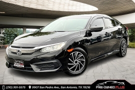 Used 2017 Honda Civic Sedan 4d LX CVT at Pre-Owned Plus near San Antonio, TX