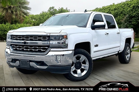 Used 2018 Chevrolet Silverado 1500 4WD Crew Cab LTZ Texas Edition at Pre-Owned Plus near San Antonio, TX