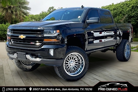 Used 2018 Chevrolet Silverado 1500 4WD Crew Cab LT Z71 Texas Edition at Pre-Owned Plus near San Antonio, TX