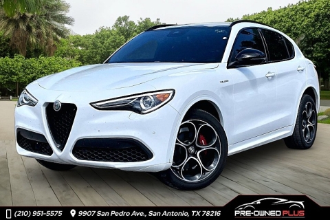 Used 2022 Alfa Romeo Stelvio Veloce AWD at Pre-Owned Plus near San Antonio, TX
