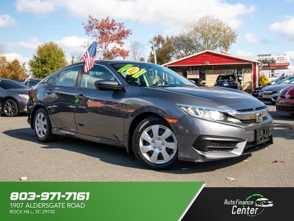 Used 2017 Honda Civic Sedan 4d LX 6spd at Auto Finance Center of Rock Hill near Rock Hill, SC