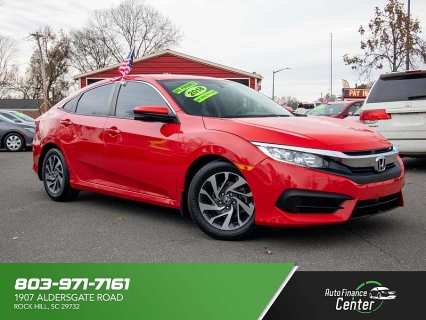 Used 2018 Honda Civic Sedan 4d EX at Auto Finance Center of Rock Hill near Rock Hill, SC