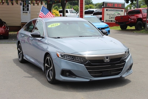 Used 2021 Honda Accord Sedan Sport 1.5T CVT at Auto Finance Center of Rock Hill near Rock Hill, SC