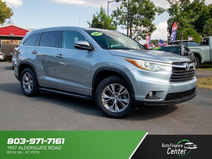 Used 2015 Toyota Highlander 4d SUV FWD XLE at Auto Finance Center of Rock Hill near Rock Hill, SC