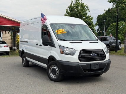 Used 2019 Ford Transit 250 Cargo Van Med Roof Van LWB at Auto Finance Center near Rock Hill, SC