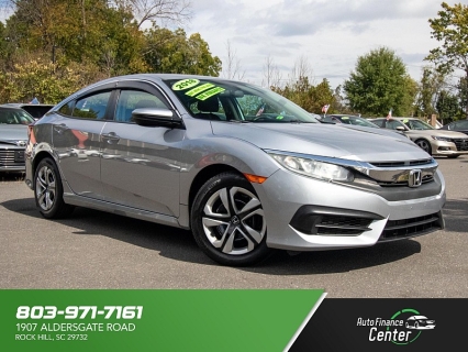 Used 2018 Honda Civic Sedan 4d LX CVT at Auto Finance Center of Rock Hill near Rock Hill, SC