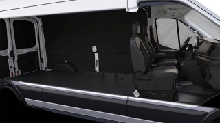 New 2024 Ford Transit Cargo Van T-350 148" Med Rf 9500 GVWR AWD at Suburban Ford of Sterling Heights near Sterling Heights, MI