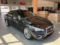 Used 2021 INFINITI Q50 3.0t LUXE AWD at Suburban Ford of Sterling Heights near Sterling Heights, MI