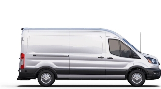 New 2024 Ford Transit Cargo Van T-350 148" Med Rf 9500 GVWR AWD at Suburban Ford of Sterling Heights near Sterling Heights, MI
