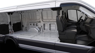 New 2024 Ford Transit Cargo Van T-250 Low Rf 9070 GVWR RWD at Suburban Ford of Sterling Heights near Sterling Heights, MI
