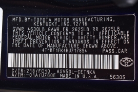 Used 2017  Toyota Camry Auto &lpar;Natl&rpar; at Auto Finance Center LLC near Woodbridge&comma; VA