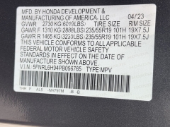 Used 2023 Honda Odyssey Elite Auto at Maxx Loans near St. Adrian, MI